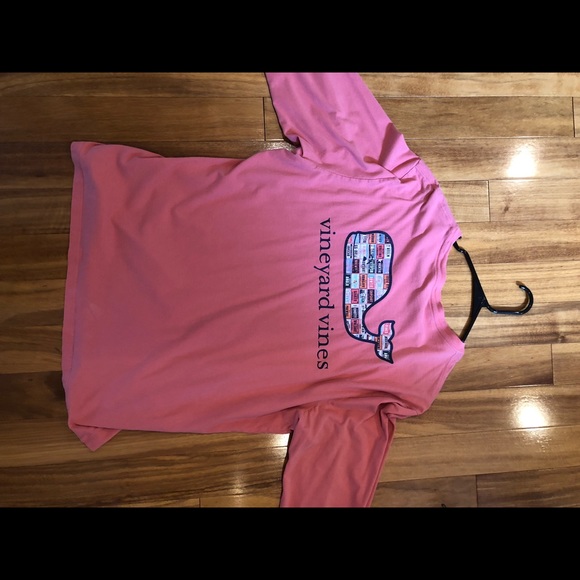Pink Vineyard Vines Long Sleeve - Picture 1 of 4